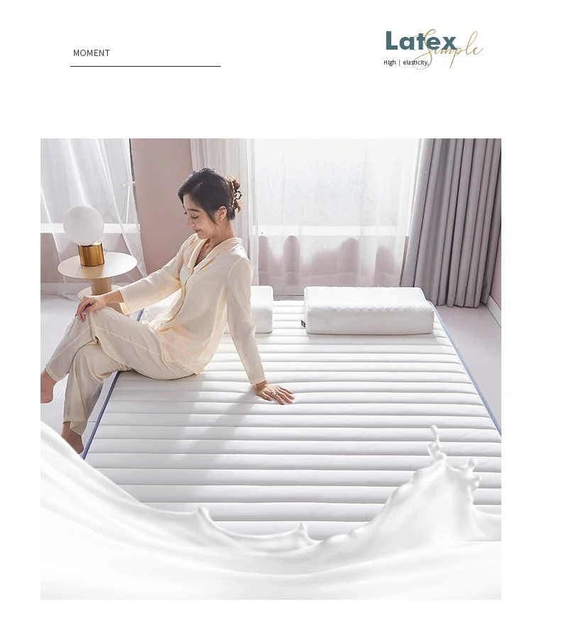 Description Picture 5 of itemLatex mattress soft cushion thickened household double bed tatami mat mat collapsible bed mattress student dormitory