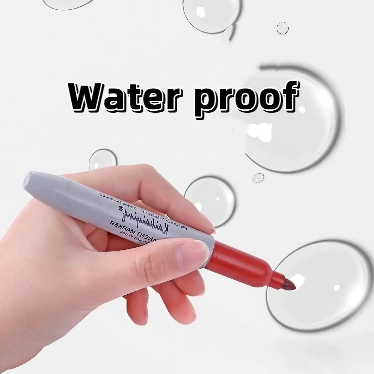 12colors Fine Point Permanent Markers, perfect for Classroom, Office, Durable and Long-Lasting. No suitable for Whiteboard 4
