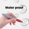 12colors Fine Point Permanent Markers, perfect for Classroom, Office, Durable and Long-Lasting. No suitable for Whiteboard 4
