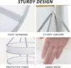 1/2 Layer Clothes Dryer Basket With Hanging Hook Fine Mesh Polyester Household Towels Foldable Baby Sweater Drying Rack For Home 6