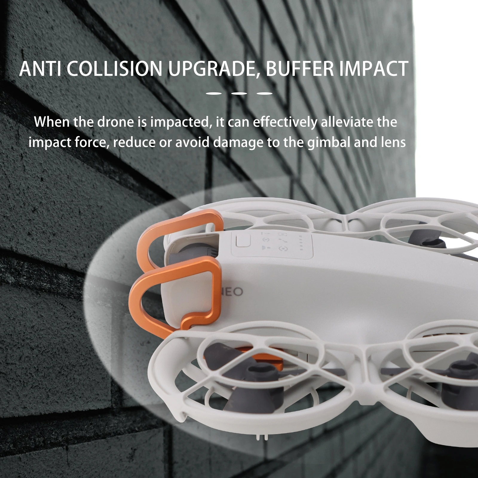 Suitable for DJI NEO aluminum alloy gimbal bumper lens collision and scratch protection bar accessories