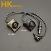 Tactical ModButton Pressure Switch 20mm Rail For Weapon Flashlight SF M300 M600 MAWL NGALPEQ15 Hot button Control Romote Switch 3