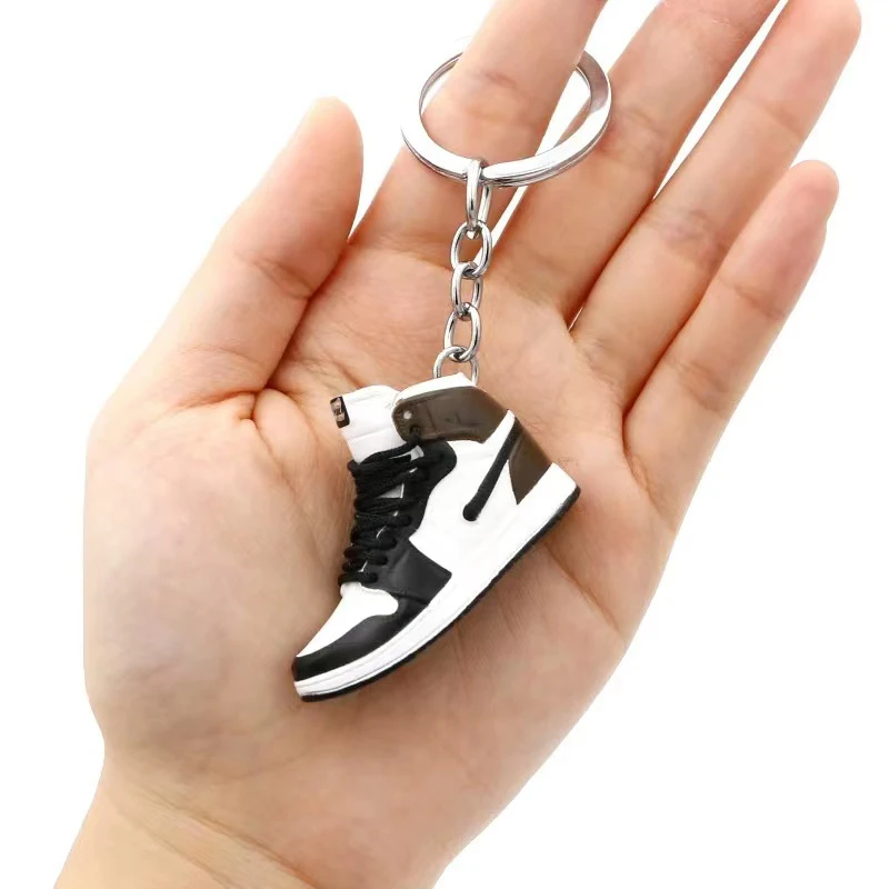 New 3D mini sneaker keychain simulation fun basketball shoe keychain finger  skateboard accessory for children's birthday gift - AliExpress