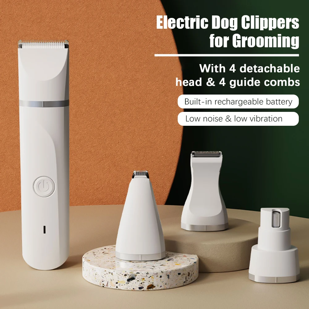 Pet clipper multi-functional wireless low noise for dogs cats rabbits grooming haircut machine