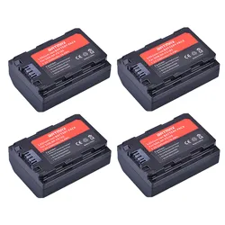 High-Capacity Rechargeable Battery Pack with LCD Dual USB Charger & Type C Port (4Battery)