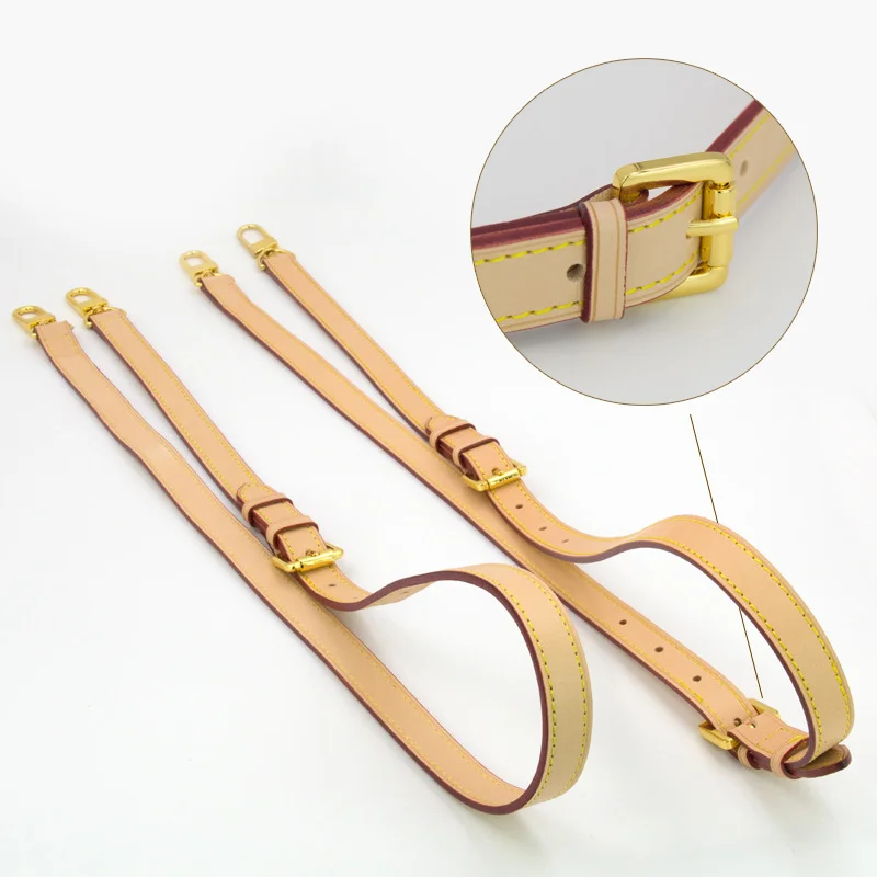 Cow Leather Bag Strap Women Handbag Belt Adjustable Shoulder Messenger Crossbody Bag Thin Genuine Leather Bag Strap Replacement