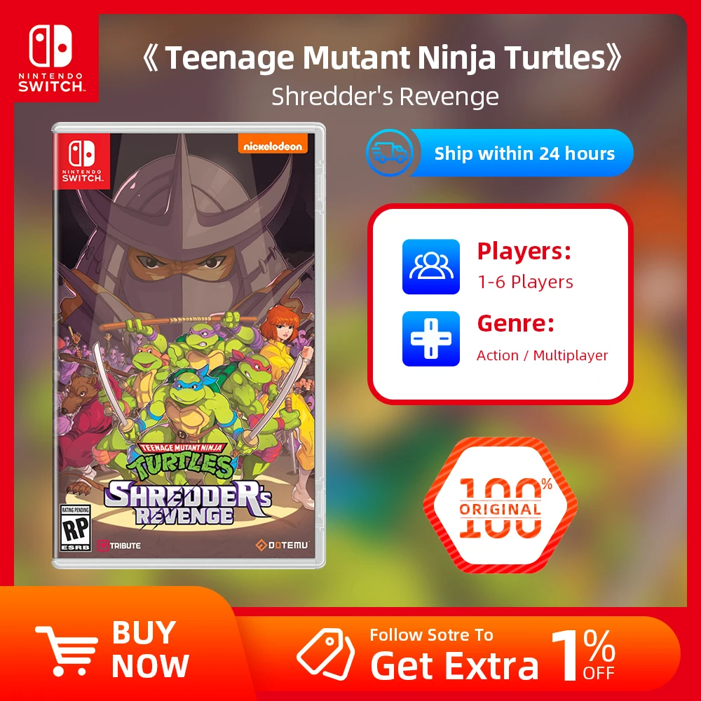 Nintendo Switch Game Deals - Teenage Mutant Ninja Turtles