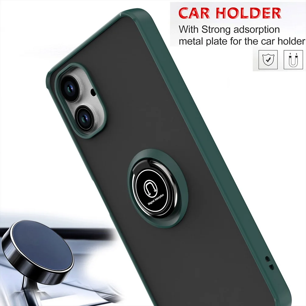 Universal Rotatable Bracket Case with Finger Ring Cover