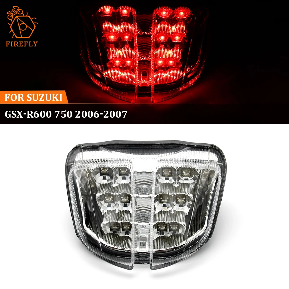 

For Suzuki GSXR GSX-R 600 750 2006-2007 K6 Integrated LED Rear Tail Light Turn Signal Motorcycle light Accessories