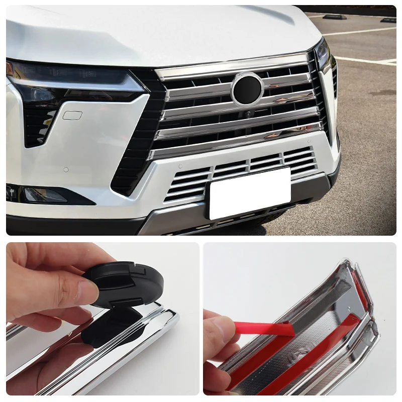 For 2024-2026 Lexus GX550 Upgraded Front Grill Chrome Decoration