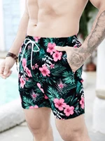 Men's big flower fashion beach shorts 1