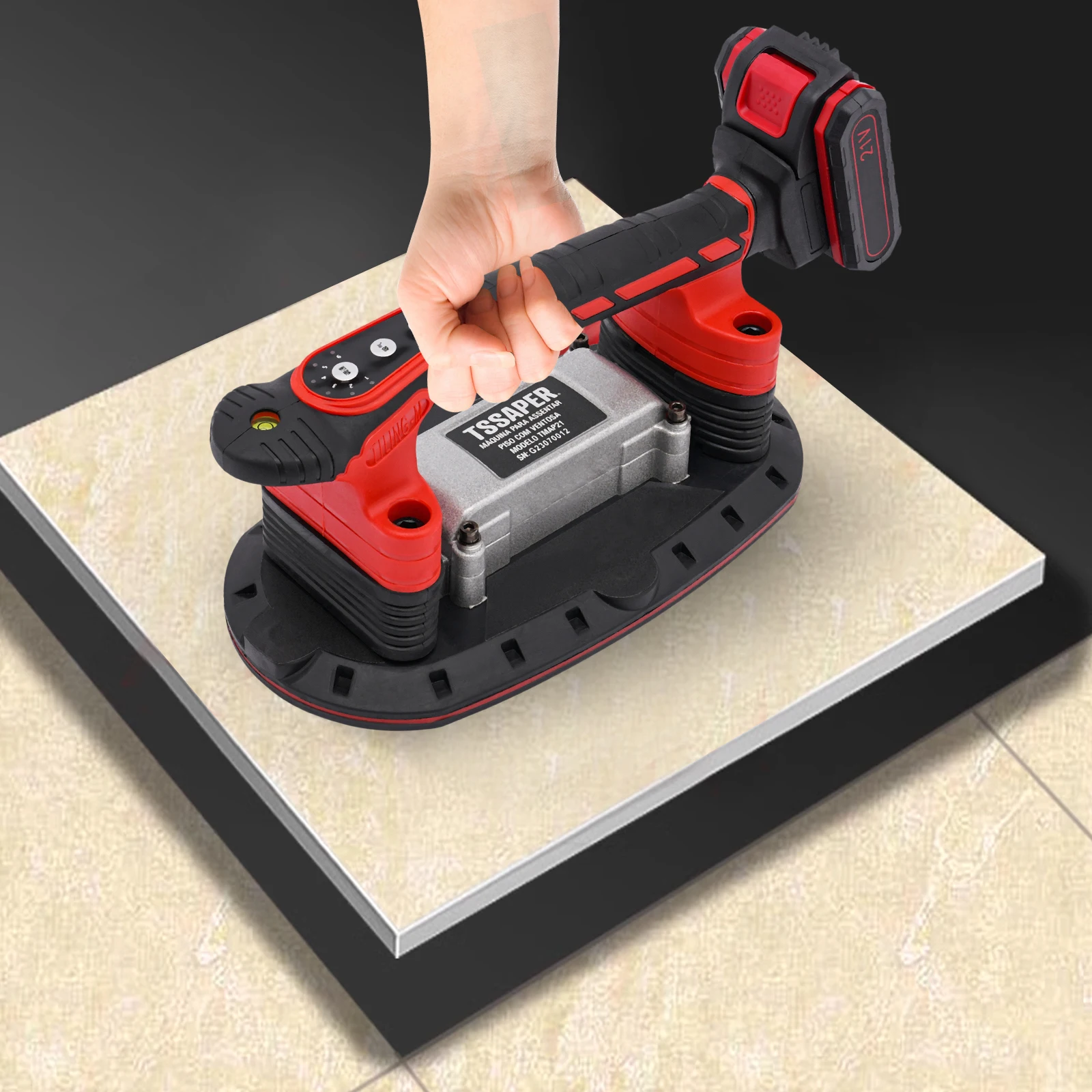 21V 2000 mAh Lightweight Tile Installation Tool, Anti-Slip Handle Vibration  Suction Device, for Granite Ceramic Laying - AliExpress 1420