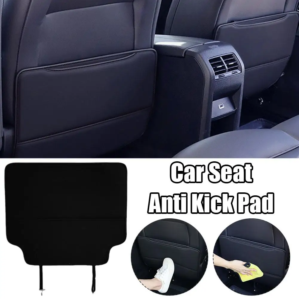 High Quality Car Seat Kid Protector PU Leather Car Seat Back Cover Protector for Kids Waterproof Seat Back Anti Kick Mat Pa T6V2