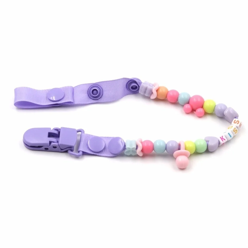 Baby Pacifier Clip Chain Newborn Dummy Pacifier Chain Clip Holder