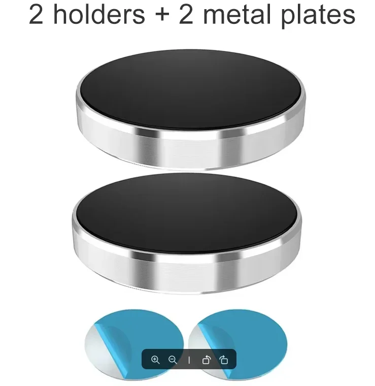 2pcs Silver
