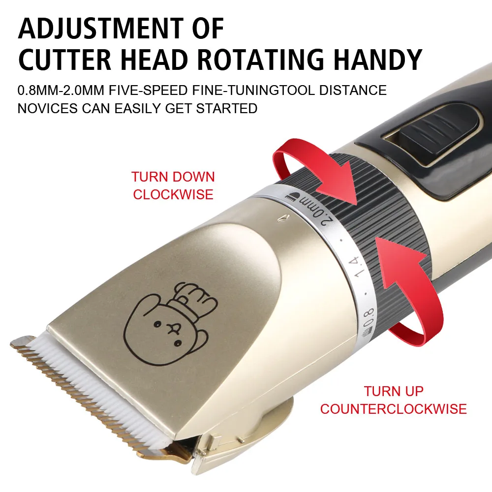 For Rabbit Dog Cat Puppy Grooming Clipper Cutter Pet Supplies Electric Scissors Pet Hair Clipper Haircut Trimmer Shaver Set hair trimmer pet clipper dog hair trimmer pet hair trimmer dog clipper