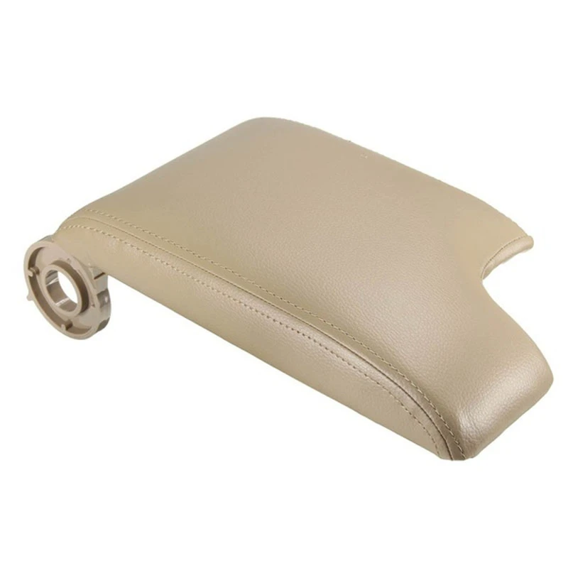 

1Pcs Leather Armrest with Plastic Plate for BMW E46 3 Series 1999-2005 Left Hand Drive Beige