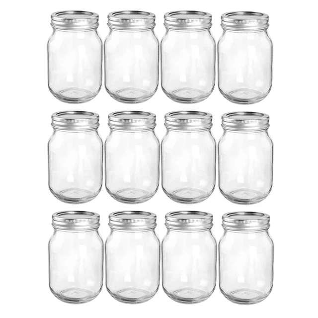 Canning Jars Lids Bulk Mason Jars  Glass Jars Lids Bulk Wholesale - Jars  Salt Pepper - Aliexpress