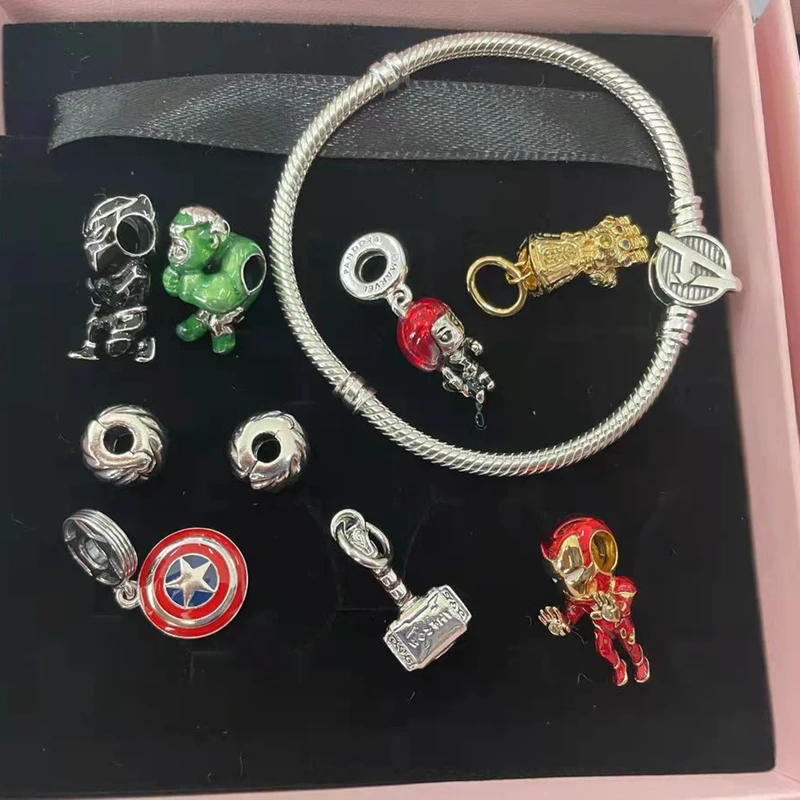 【Pandora】Disney MARVEL アベンジャーズ ビーズチャーム Marvel The Avengers Bracelet Set