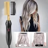 Professional Electric Ceramic Ionic Hair Straighten Straightener Brush Hot Comb Pressing Electric Hot Comb Hair Straightener 3