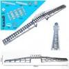 MOC Train Tunnel Exit Entrance Model Set City Train Container Oil Tank Kits Mountain Railway Track Traffic Lights Leduo Block 5