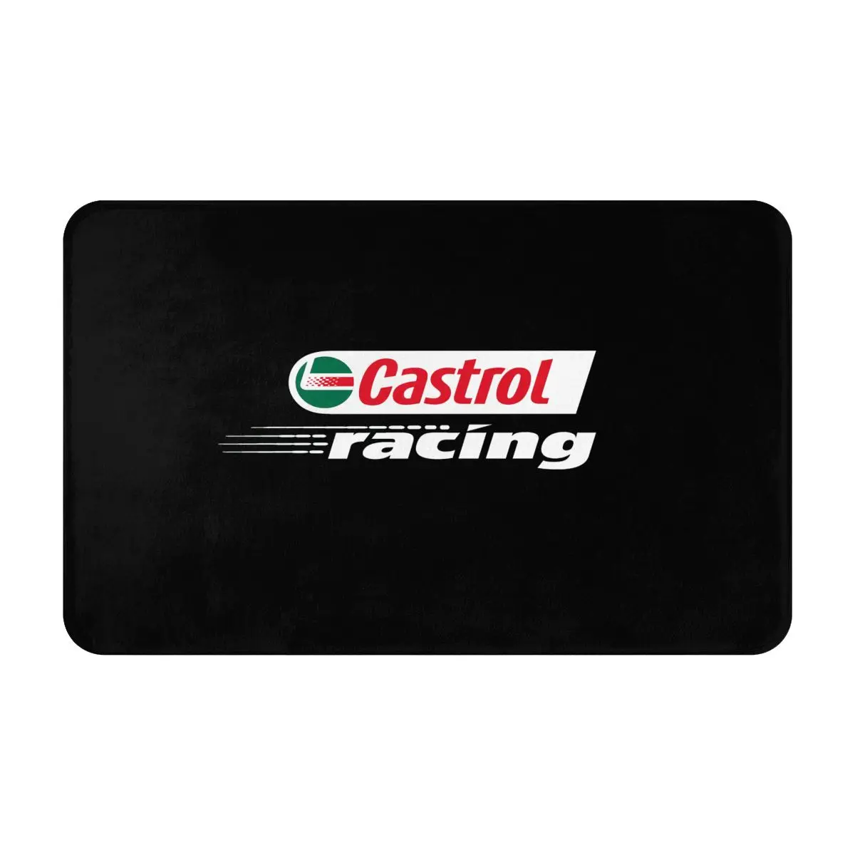 

Car Racing Castrol Lubricants Non-Slip Bath Mat Absorbent Carpets Style Doormat Entrance Mats Balcony Porch Area Rugs Living Ro