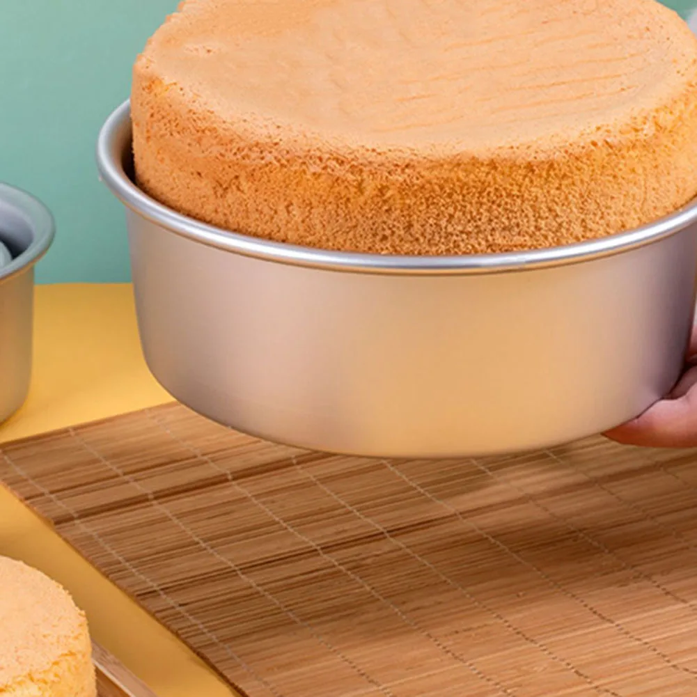 8 Inch Cake Pan Aluminum Cake Tin Metal Mold For Baking Round Shape Chiffon Baking  Pan Bakeware - Cake Tools - AliExpress