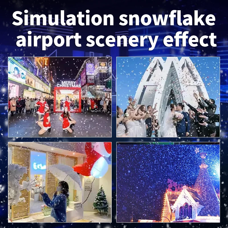 2000W Shaking Snow Machine Outdoor Party Making