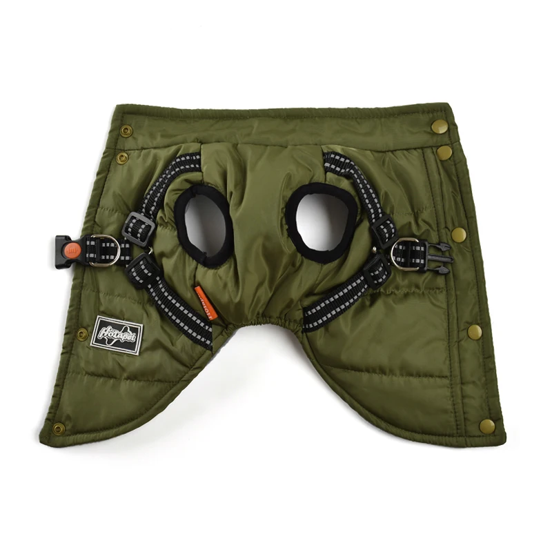 Manteau d'Hiver Réfléchissant pour Petit Chien avec Harnais Intégré - 2025 - Doglovedesign : Vêtement et accessoires pour chiens