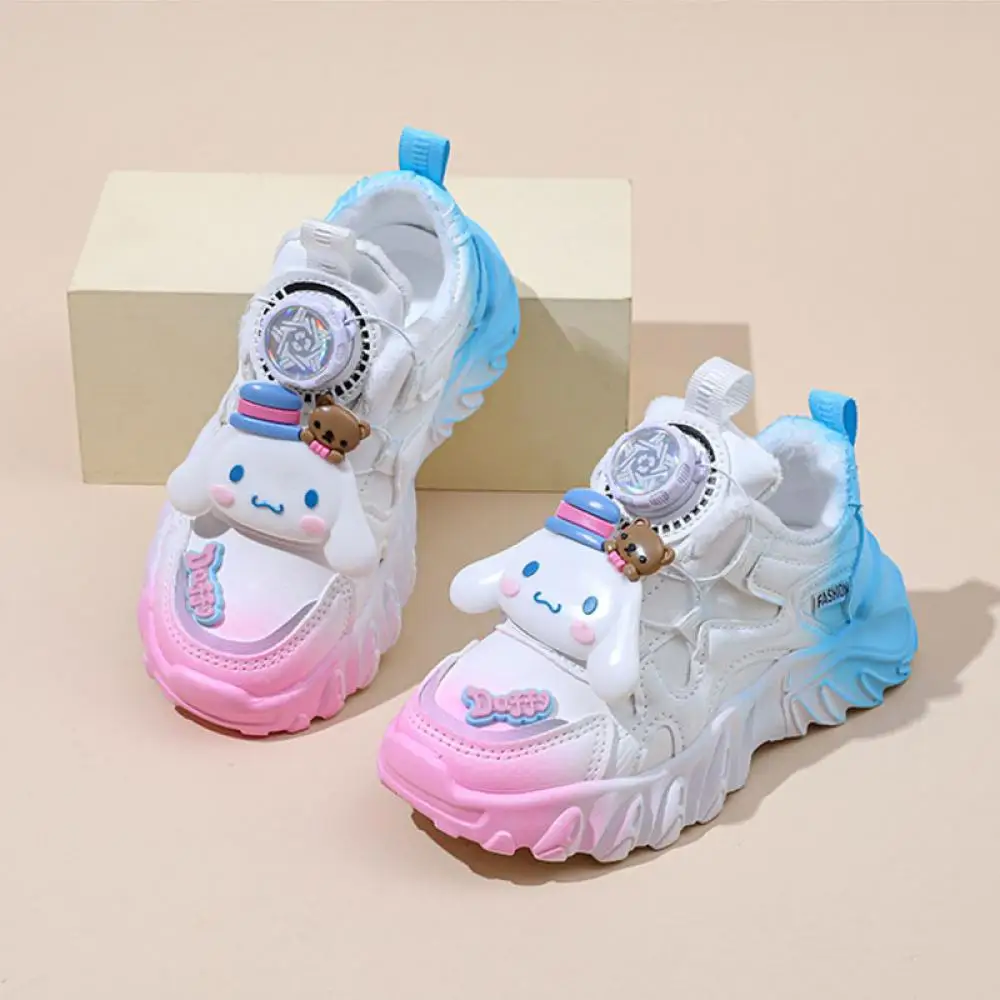 Kuromi Cinnamoroll Girls Sneakers Sanrio Kawaii Anime Cartoon Casual Shoes Autumn Winternew Soft Bottom Sports Children's Shoes 6