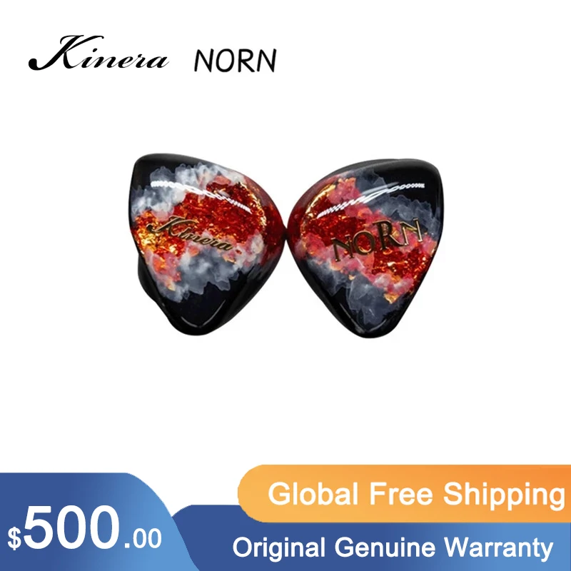 

Kinera NORN 4BA+1DD Earphone Hybrid Technology Monitor Earbuds 0.78mm 2pin Detachable Cable In Ear HIFI Music Headphone Earplugs