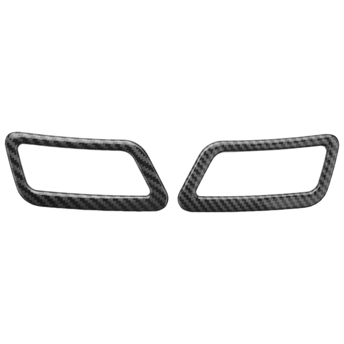 닛산 X-트레일 T32 Rogue Qashqai J11 2014-2020 탄소 섬유에 대 한 5 Pcs 자동차 앞 콘솔 에어 컨디션 환기구 배출구 커버