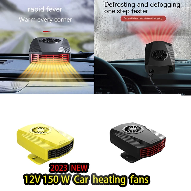 Car Heater 12v Fast Heating Defroster 150w Car Defogger, 2 In1 Fast Heating  Cooling Fan, Heater For Cigarette Lighter