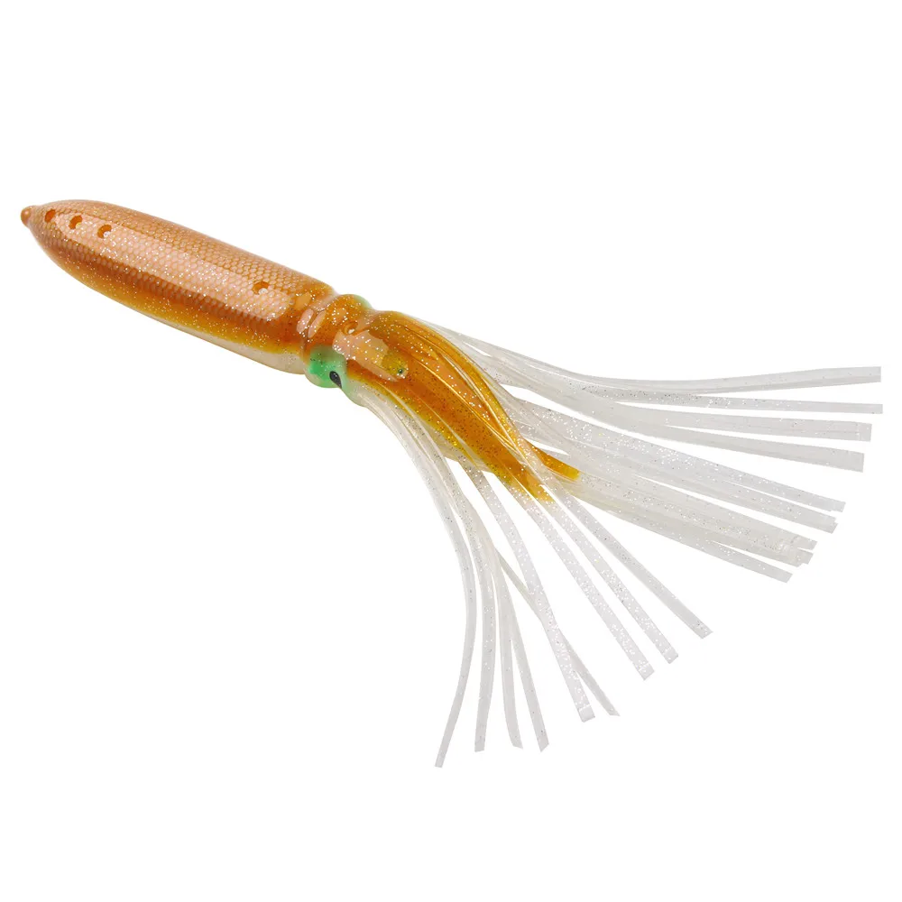 30pcs Luminous Octopus Skirt Fishing Lures - 6 Inch/15cm Soft Plastic Saltwater Bait For Trolling - View #9