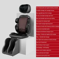 Massager Chair Pad Electric Heating Vibrating Cervical Neck Back Body Cushion Massag for Car Home Lumbar Mattress Pain Relief 1