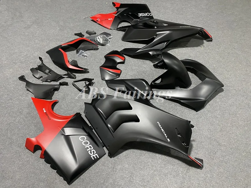 Nuovo Kit Carene Moto Moto Abs Adatto Per Ducati Panigale V4 V4S 2023 2024 23 24 Carrozzeria Set Personalizzato Rosso Nero Opaco