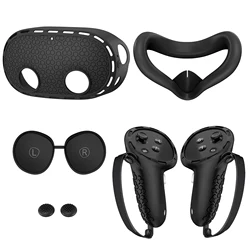 Custodia in silicone morbido 10-in-1 con protezione della batteria per accessori per visori VR