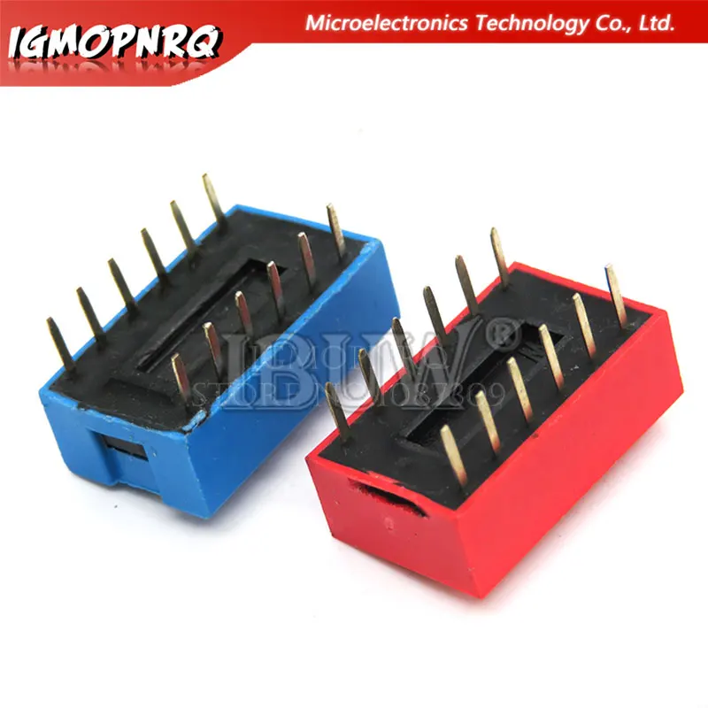 10PCS Blue Slide-Type Toggle Switch Module