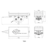 CROSS 1/12 RC Model Car Semi Trailer Truck Bucket T003 for Tractor 108MM Wheel TH10470 3