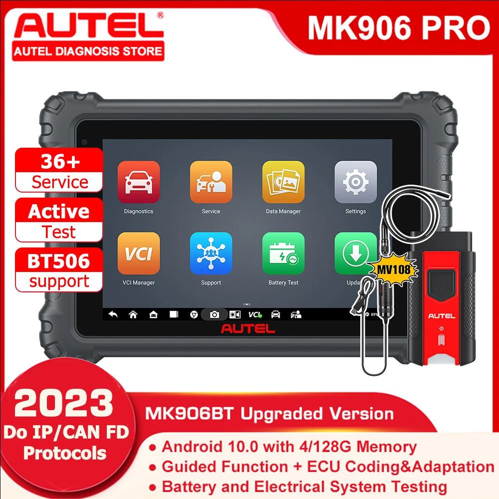 Autel MaxiCOM MK906 Pro Diagnostic Scanner Upgrade of Autel MaxiSys – Autel  Global Store