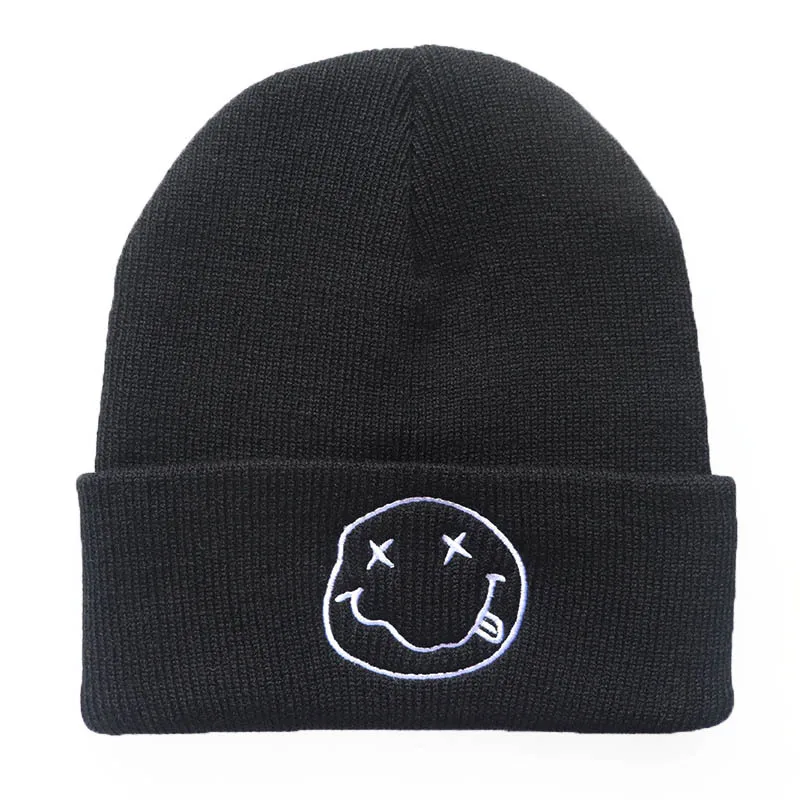 Women Men's Caps Embroidered Knitted Hat Cycling Caps Warm Knitted Hats Sports Outdoor Winter Beanies - 4