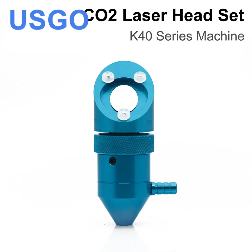 Usgo Co2 Testa Laser Per Serie K40 Incisione Laser Cutiing Machine Lens Dia 15/18Mm Lunghezza Focale 50.8Mm Specchio 20Mm