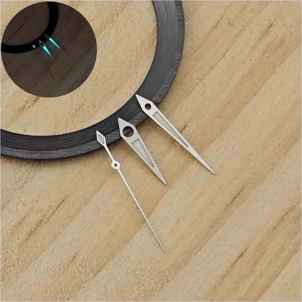 

NH35 указка water ghost синяя зеленая светящаяся указка, 2824 стрелка для дайвинга, 2836 Швейцария, C Заводская прочная центральная ось