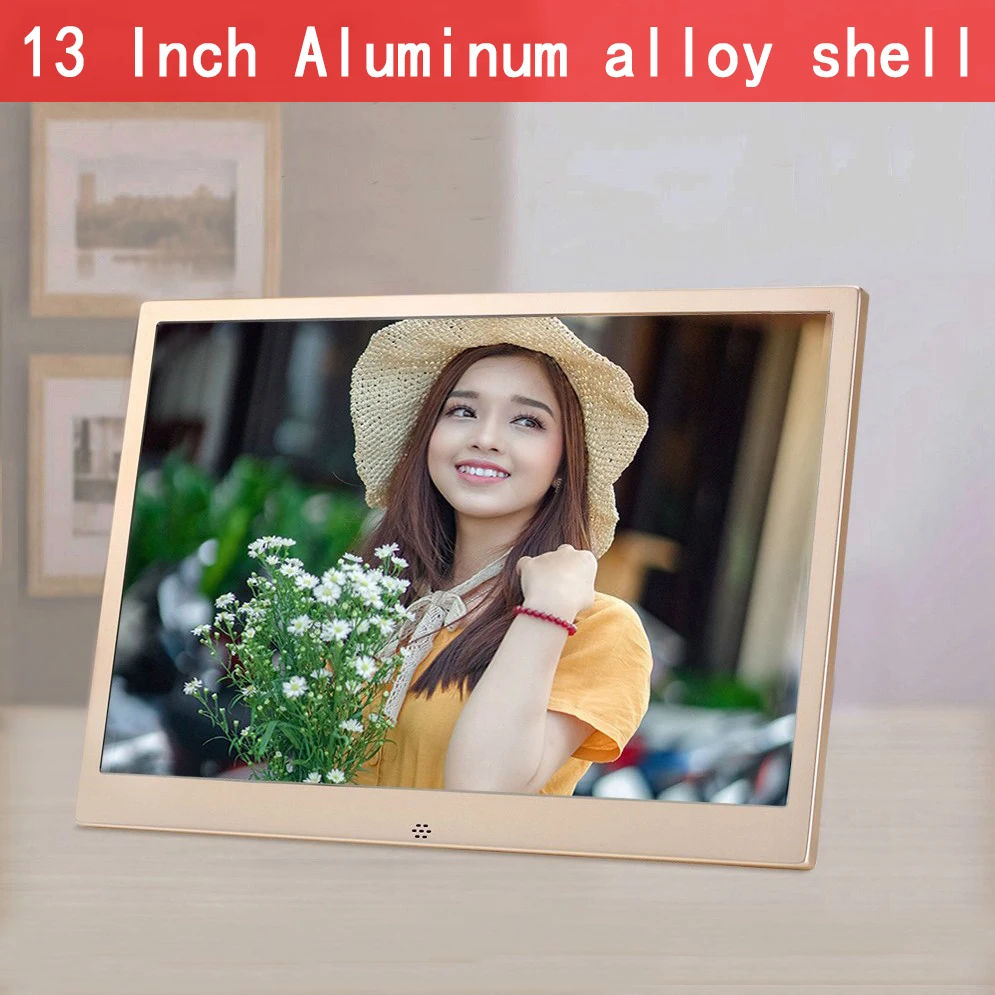 13 inch highdefinition digital photo frame aluminum alloy shell ultra