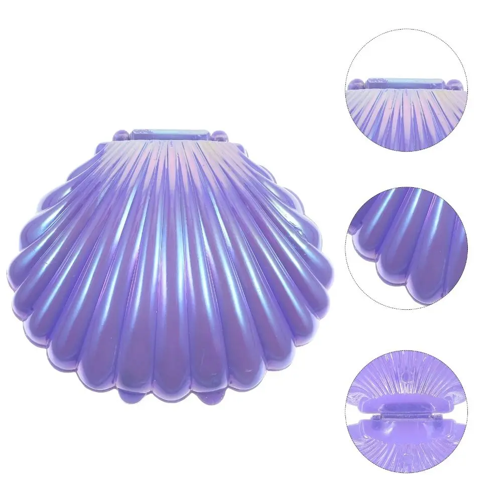 10 stücke Plastik Candy Boxen Muschel Muschel Party Dekor Make-up Schmuck Aufbewahrung boxen niedliche Hochzeit Gunst Box – Detail 3