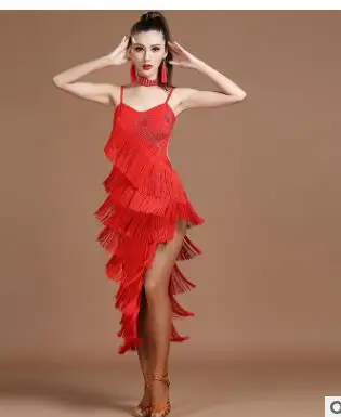 

1pcs/lot Women Latin Dance Dress LadiesTango Dress Modern Dance Costumes Women Belly Dance Dress Dancing Clothes