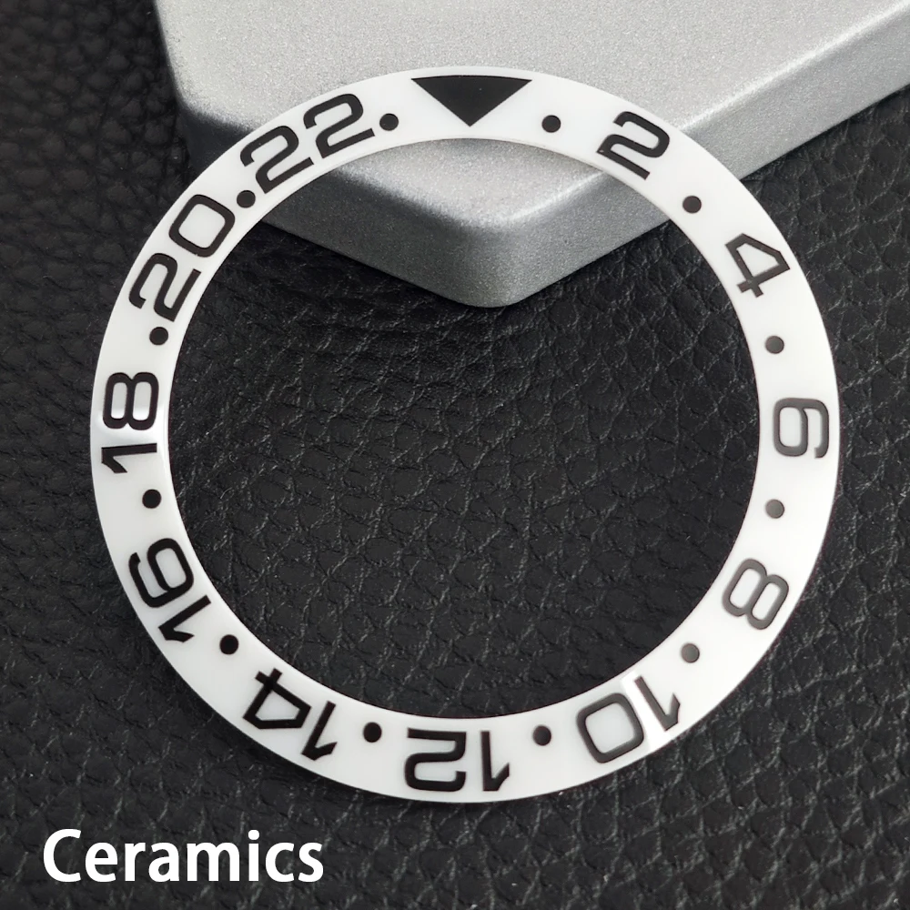 Premium Ceramic/Aluminum Watch Bezel Insert - High-Quality Mechanical Accessory
