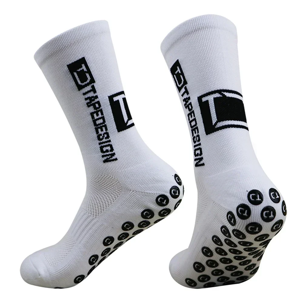 Men's Non-Slip Grip Athletic Socks - Ideal for Soccer, Football, Basketball & Cycling