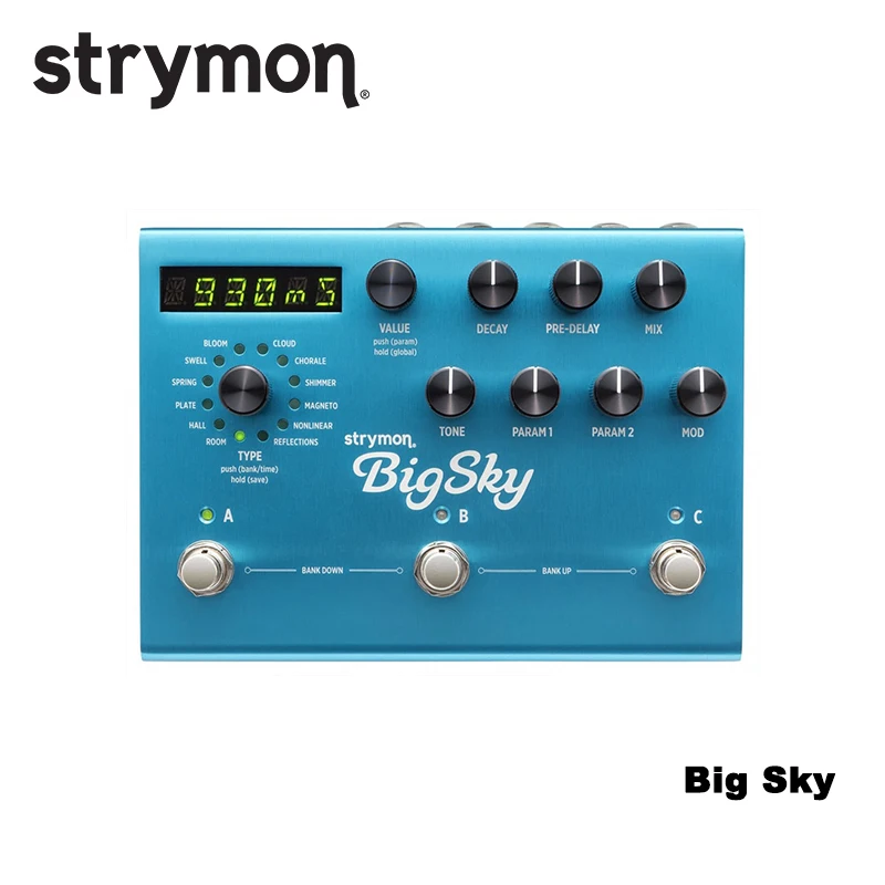 Strymon bigskyリバーサーペダルペダル