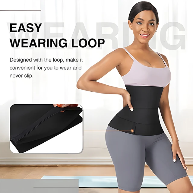 Waist Trainer Trimmer Belt, Tummy Control Compression Wrap Cincher, Women's  Underwear & Shapewear